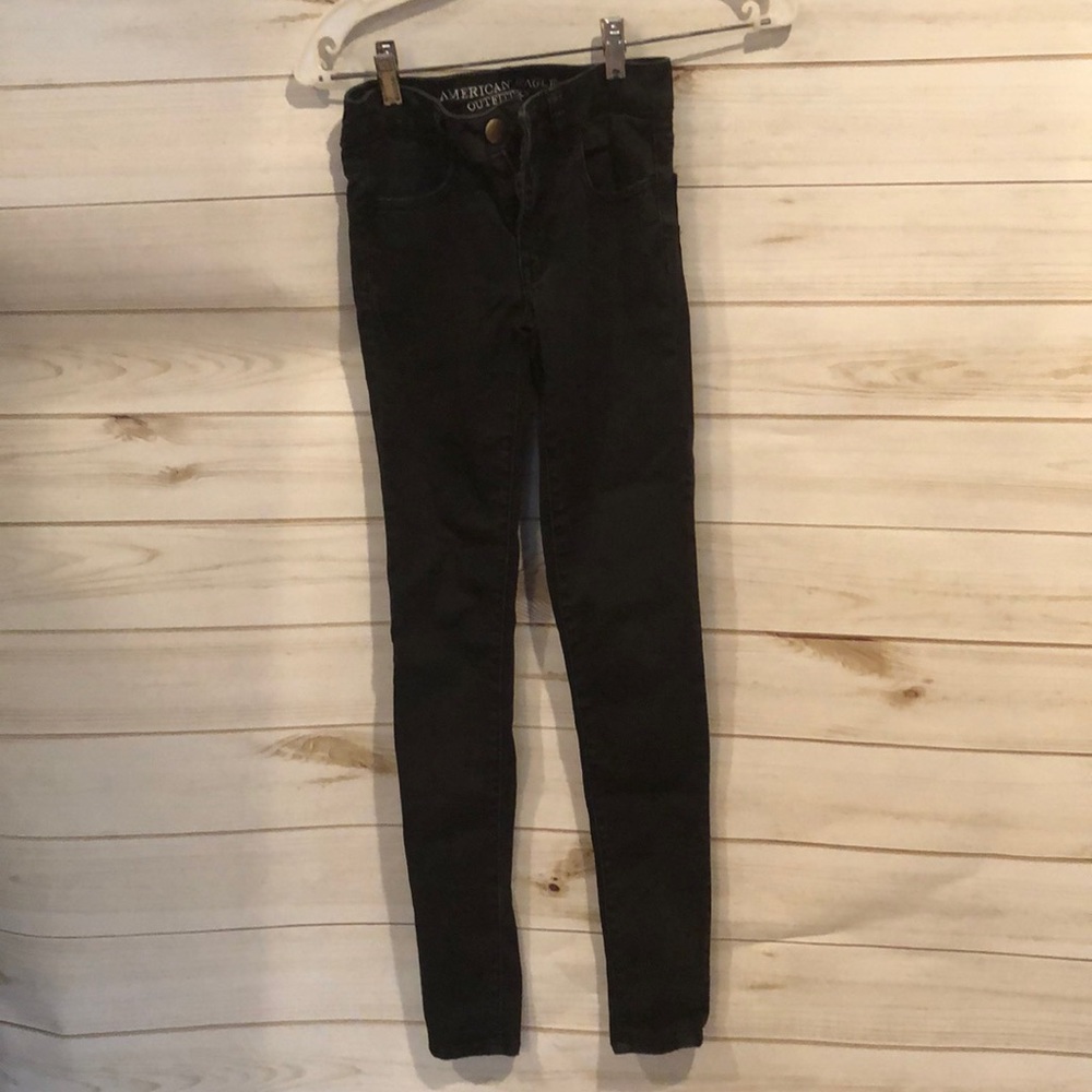 American Eagle black jeggings